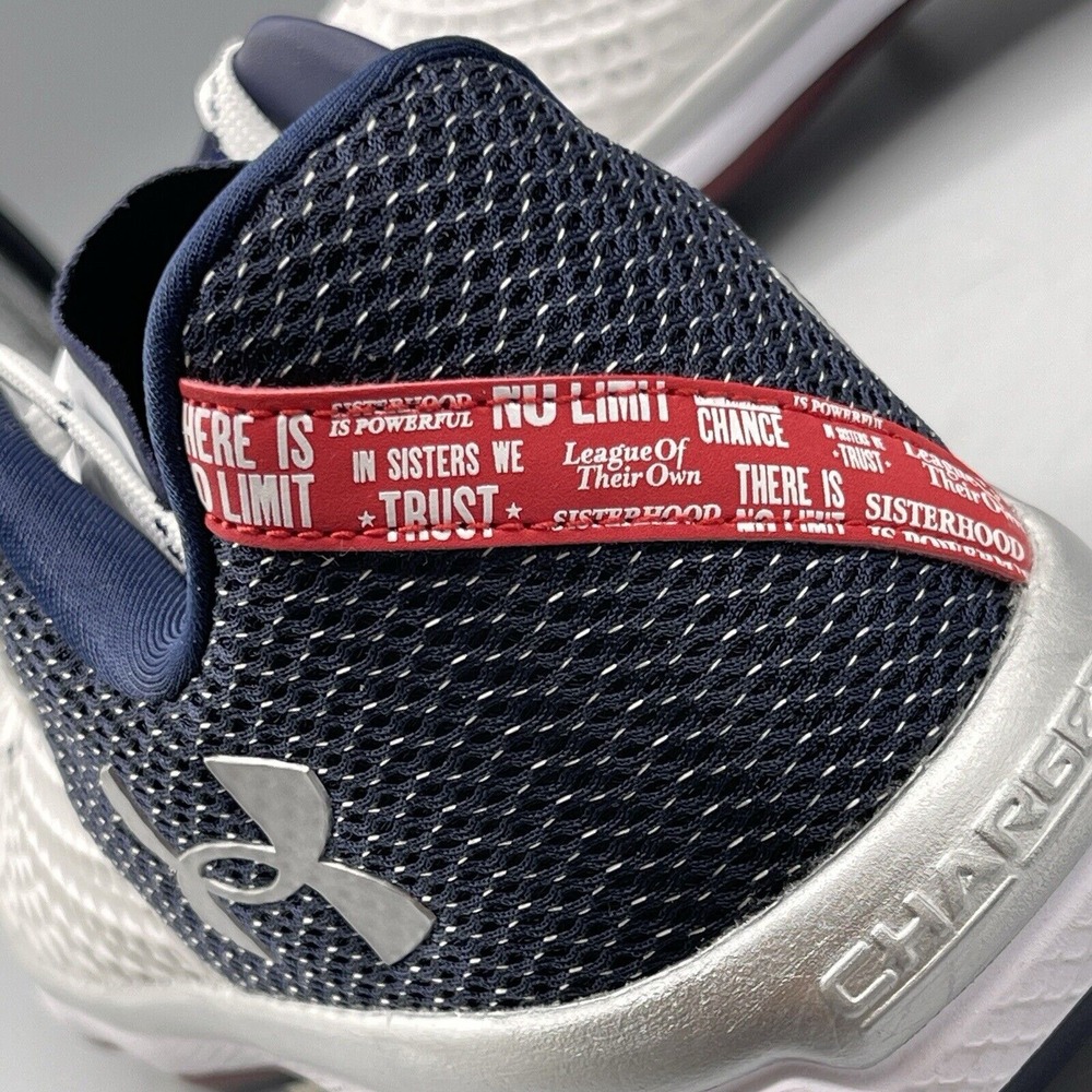 Under Armour Softball Cleats Womens 7.5 Glyde 2.0 MT LE American 3026602 USA - Picture 11 of 14